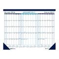 Diamond Naturals House of Doolittle 22 x 17 in. 3 Month View Monthly Desk Pad Calendar HOD136